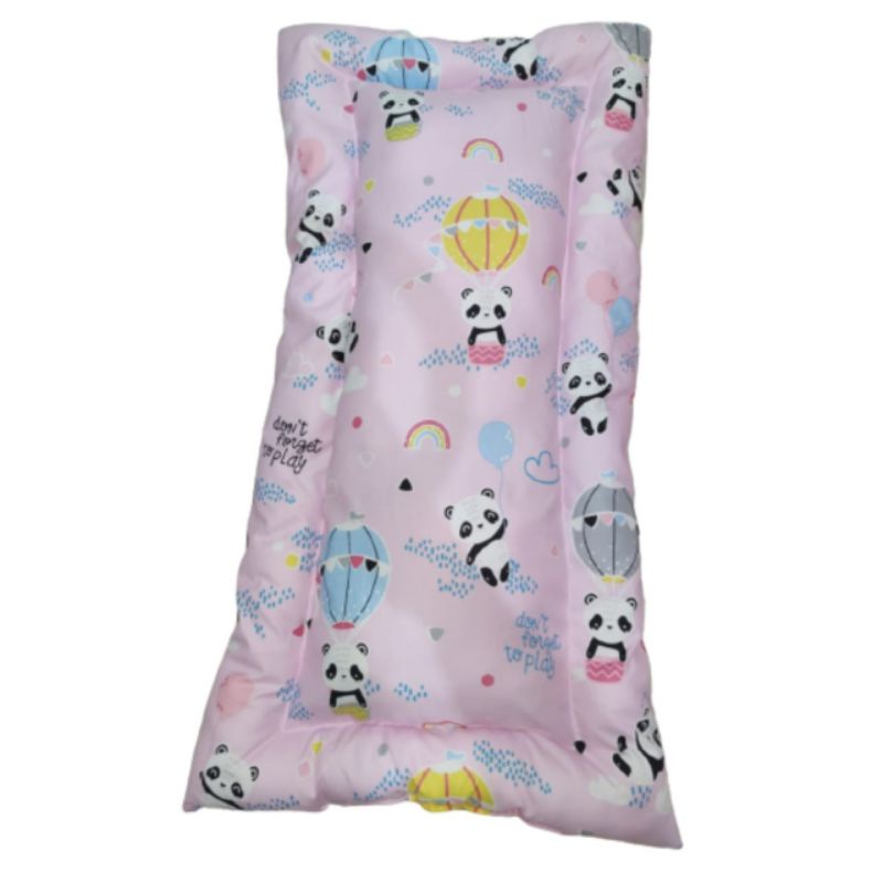 ALAS KASUR AYUNAN KARAKTER-Pink Panda Balon