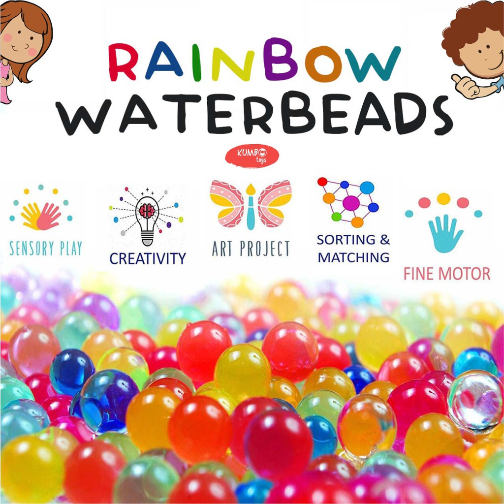 Waterbeads Orbeez Hidrogel Sensory  Play  Shopee Indonesia