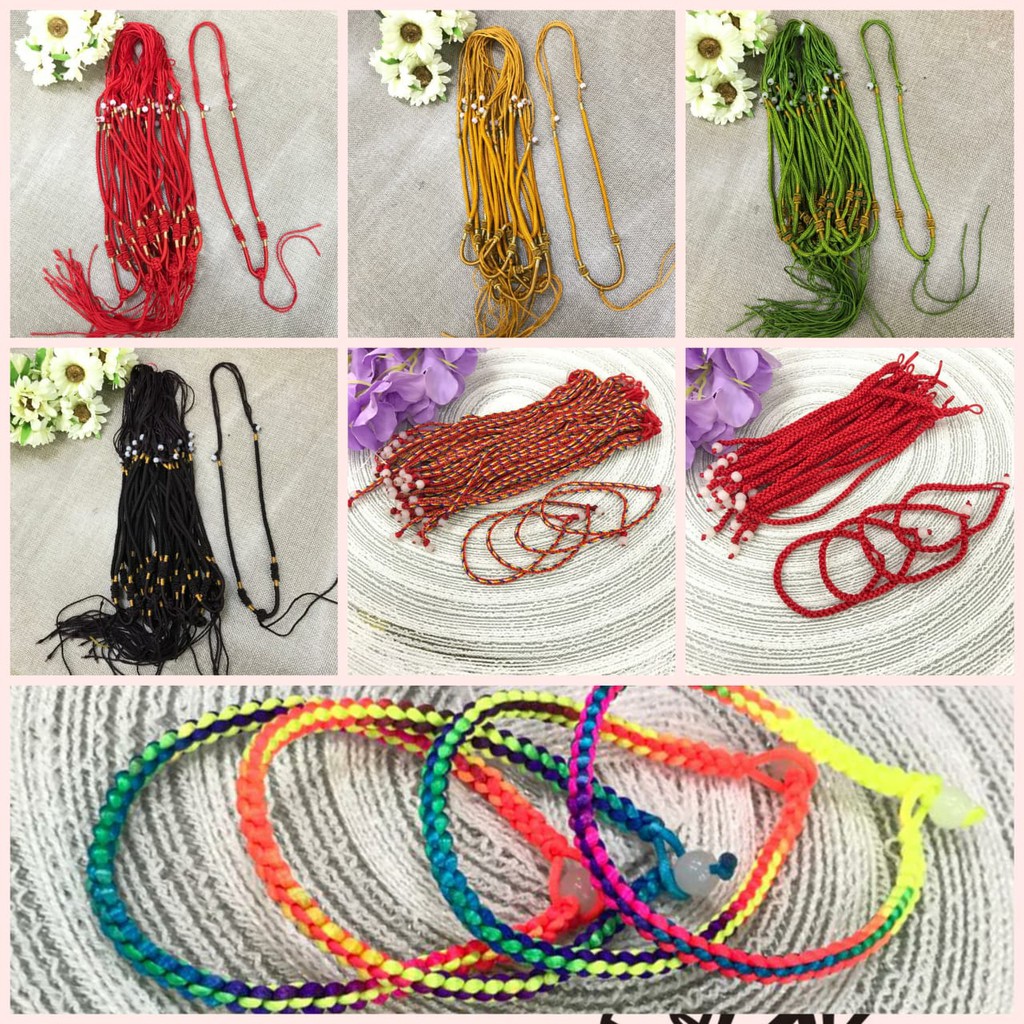 1 BUAH - TALI KALUNG DAN TALI GELANG JADIAN SIAP PAKAI