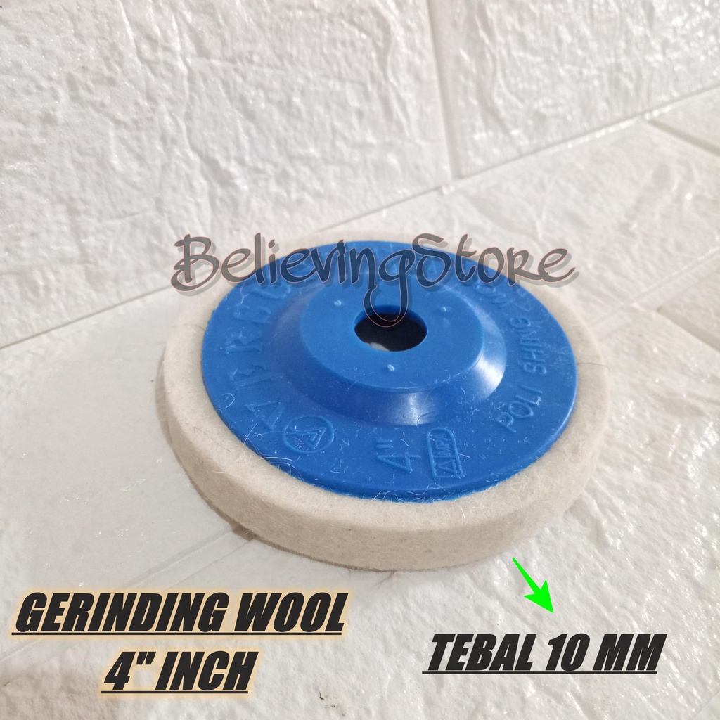 Wol Poles / Mata Gerinda Poles Wool Polishing Stainless Steel
