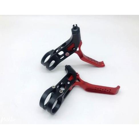 brompton Brake Lever - Brake Lever Sepeda Lipat - Brake Lever Hitam Merah