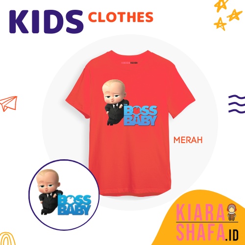 Kiarashafa - Baju Anak / Kaos Anak The Boss Baby