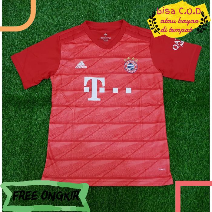 [COD]284 JERSEY BAJU KAOS OBLONG POLOS PRIA FUTSAL BOLA BAYERN MUNCHEN HOME GRADE ORI