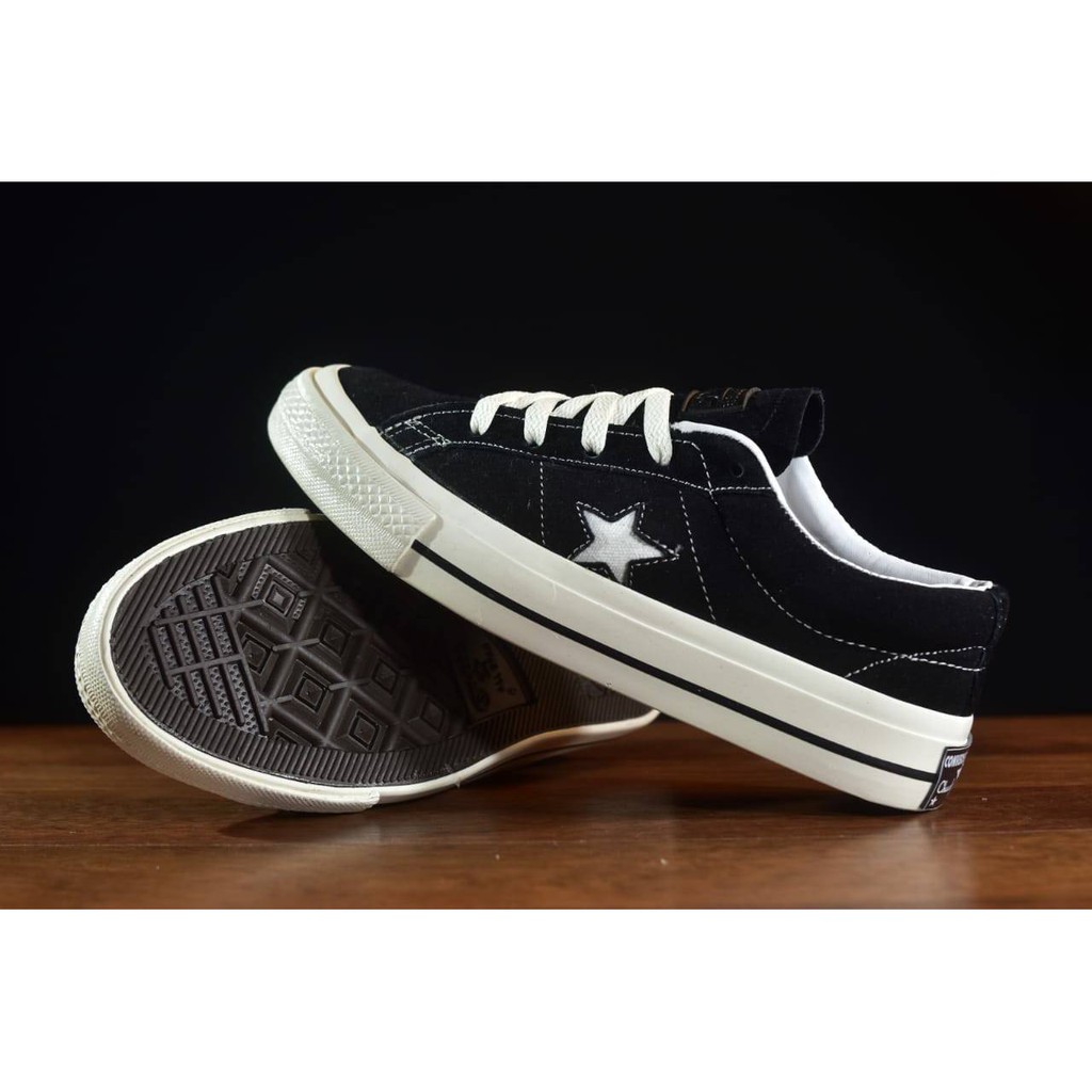 converse one star black and white