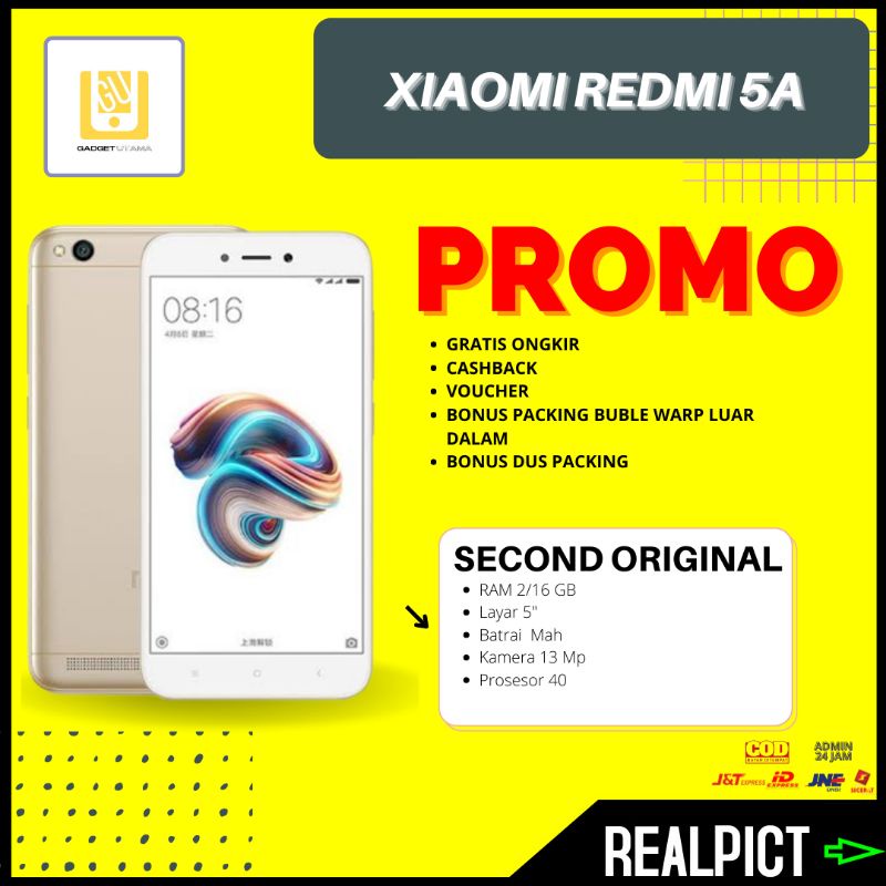 Handphone HP Second Seken Bekas Murah Xiaomi redmi 5a