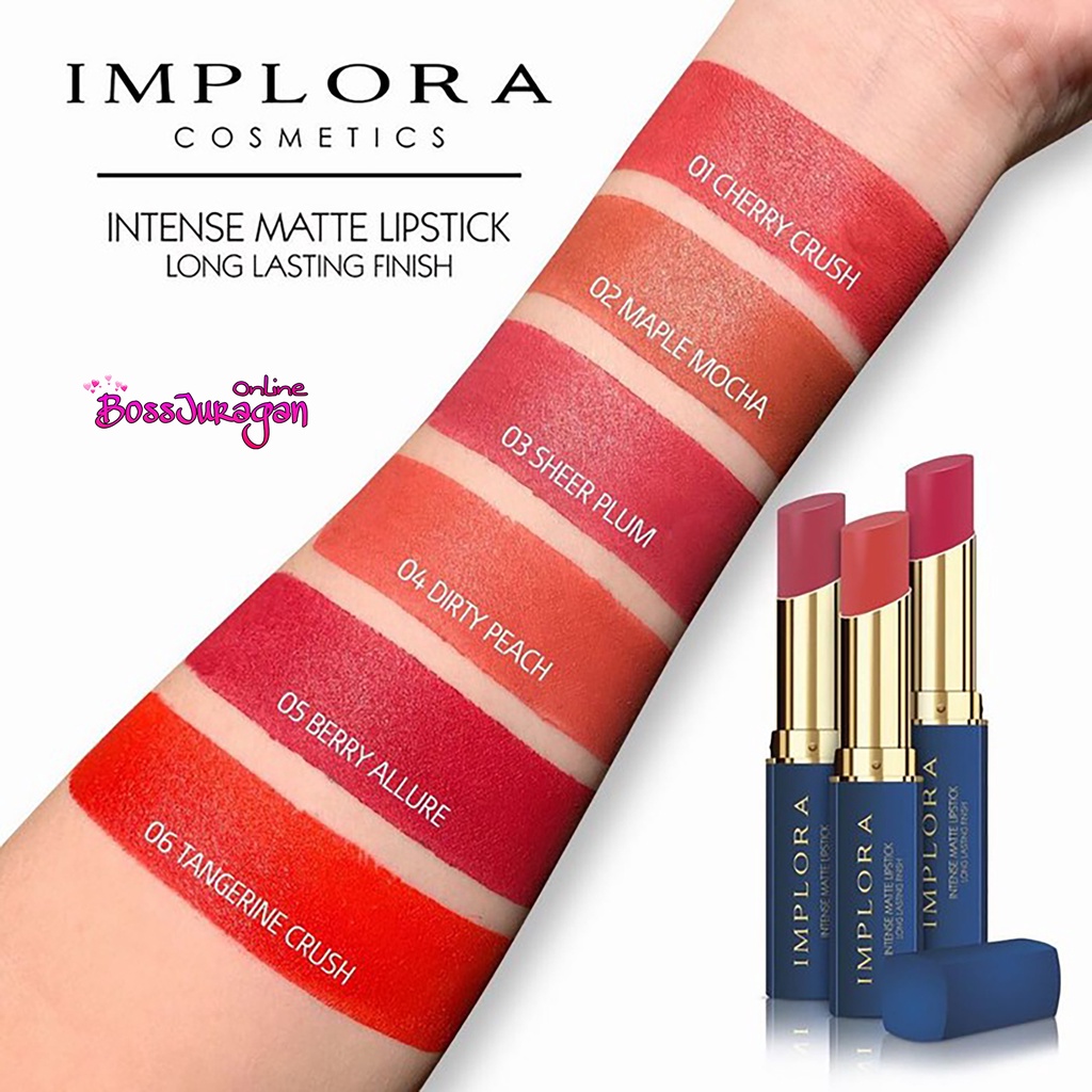 (BOSS) IMPLORA Intense Matte Lipstick / Implora intensif lipstik / Implora Lipstick Matte Intense