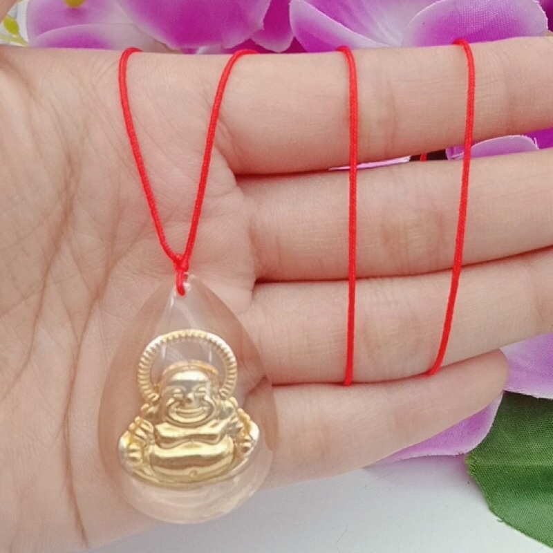 kalung dewa Budha kristal impor xuping lapis mas 24k termurah star+
