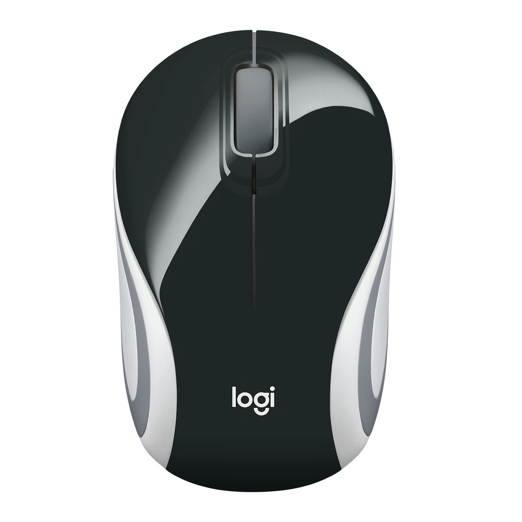 Logitech M187 Mouse Wireless Mini Portable - Black