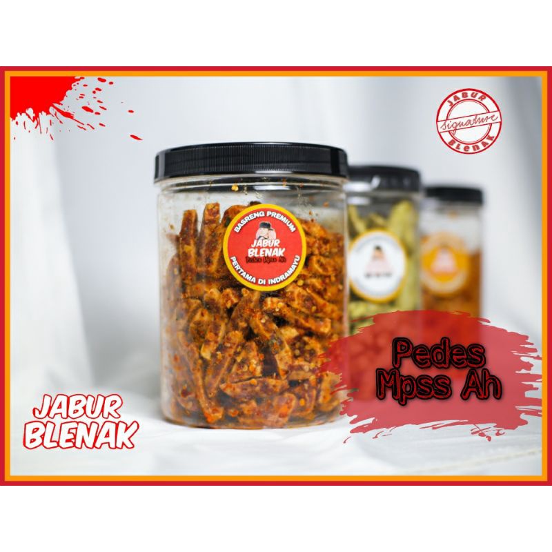Basreng stik Bumbu Basah Daun jeruk/Basreng pedas 300 gram premium viral jajanan murah-3