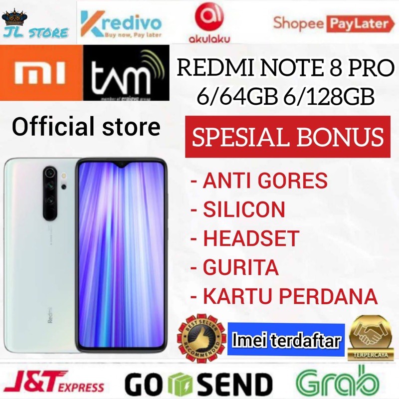 XIAOMI NOTE 8 PRO 6/64GB 6/128GB GARANSI RESMI TAM