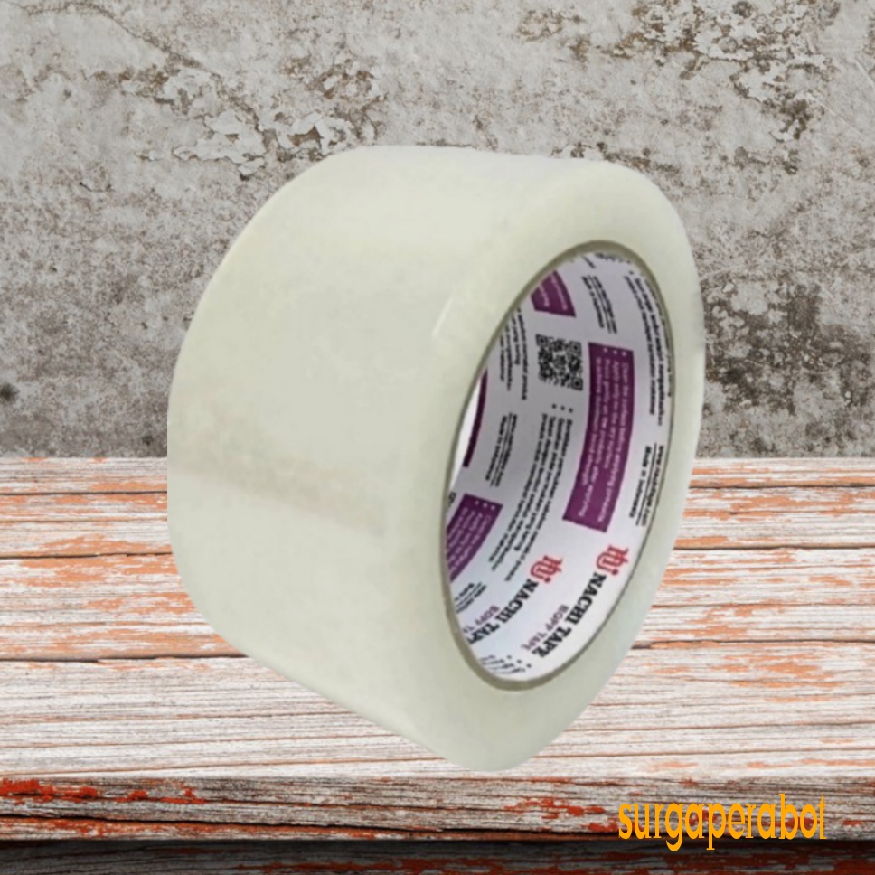 

Lakban OPP Nachi tape 2 Inchi 100Y boleh Bening - Coklat Solatip Tebal