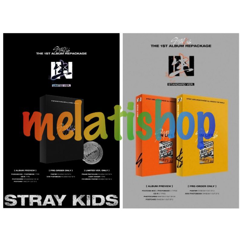 (SHARING) ALBUM STRAY KIDS - IN LIFE (LIMITED&STANDARD VERSION)