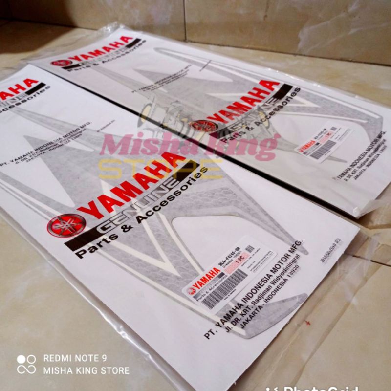 STIKER STRIPING RX KING 2004 HITAM ORIGINAL