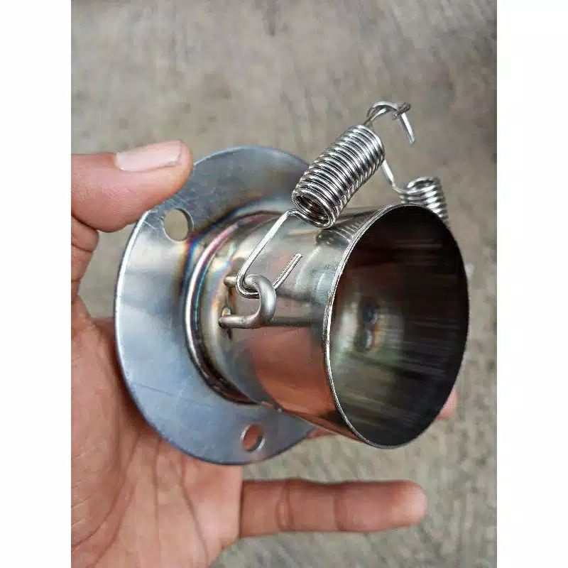 pipa knalpot + adaptor sambungan ckd untuk motor vega jupiter smash shogun supra kharisma dll