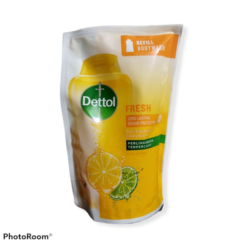 Dettol Antibacterial Bodywash Fresh Yuzu Citrus Refill 410 ml