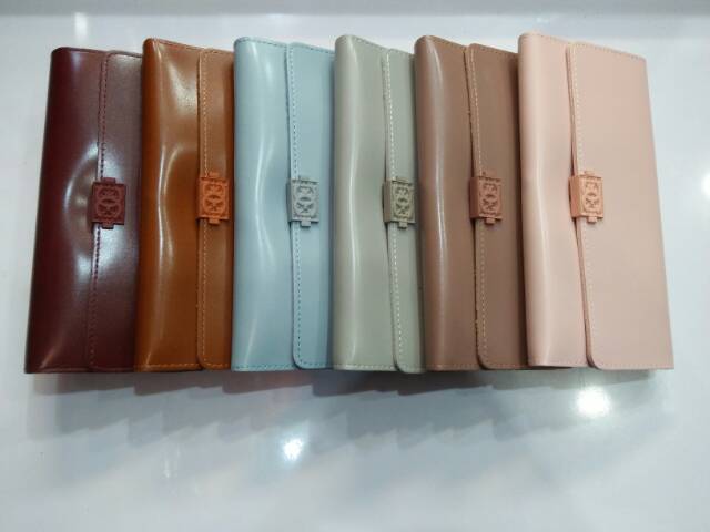 Dompet fashion lipat panjang import