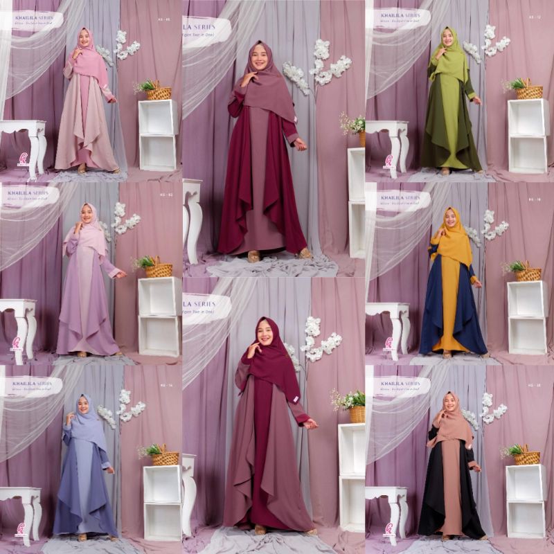 KHAILILA Gamis Set by Kiciks Muslimah