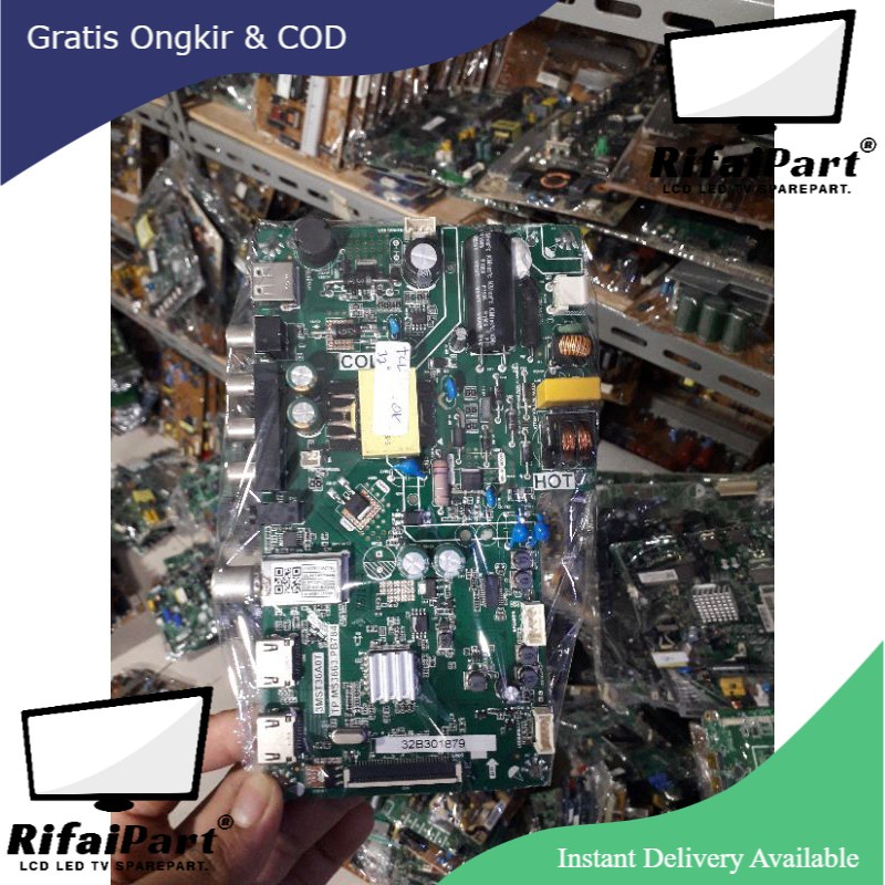 Mb Mainboard Tcl 32B3 - Motherboard Tcl 32B3 - Mesin Tv Led Tcl 32B3 - Mb Micom Mobo Tcl 32B3
