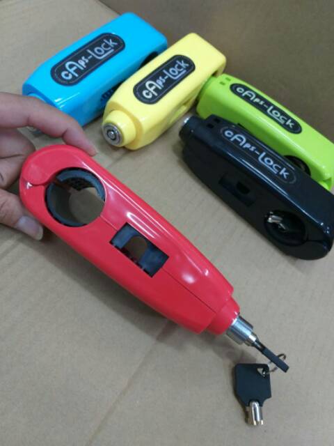 GripLock Caps Lock CapsLock Kunci Pengaman Kendaraan Motor Tambahan Universal Anti Maling