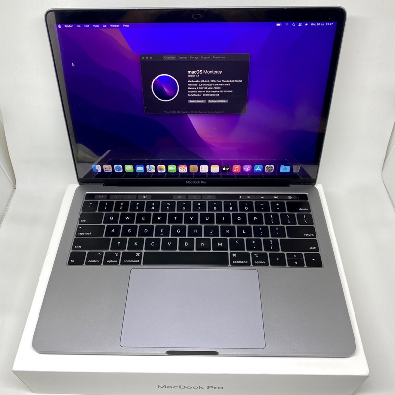 second Macbook Pro 2018 Touchbar 13 inch 8/ 256gb/ i5 ex-ibox