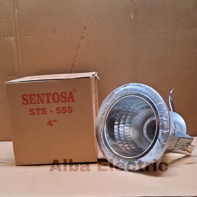 Downlight fitting lampu 3,5 in &amp; 4 in/ Fitting lampu plafon 4in &amp; 3,5in SENTOSA