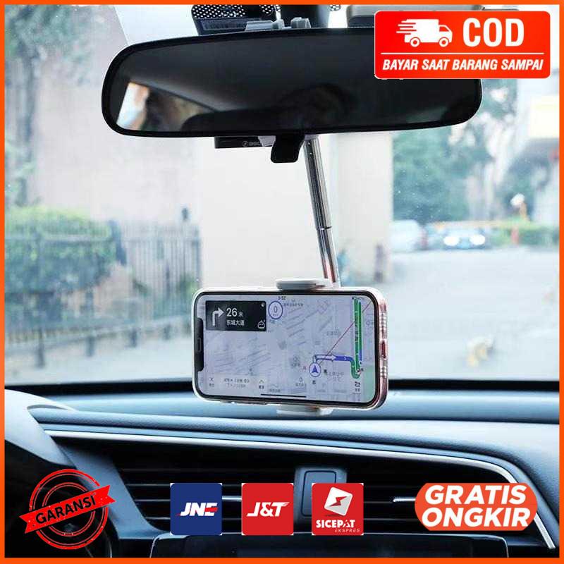 Car Holder Smartphone Spion Mobil Rearview Bracket - OU31