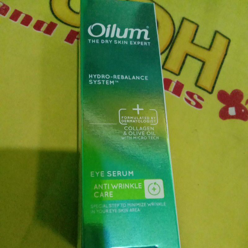 oilum eye serum anti wrinkle care