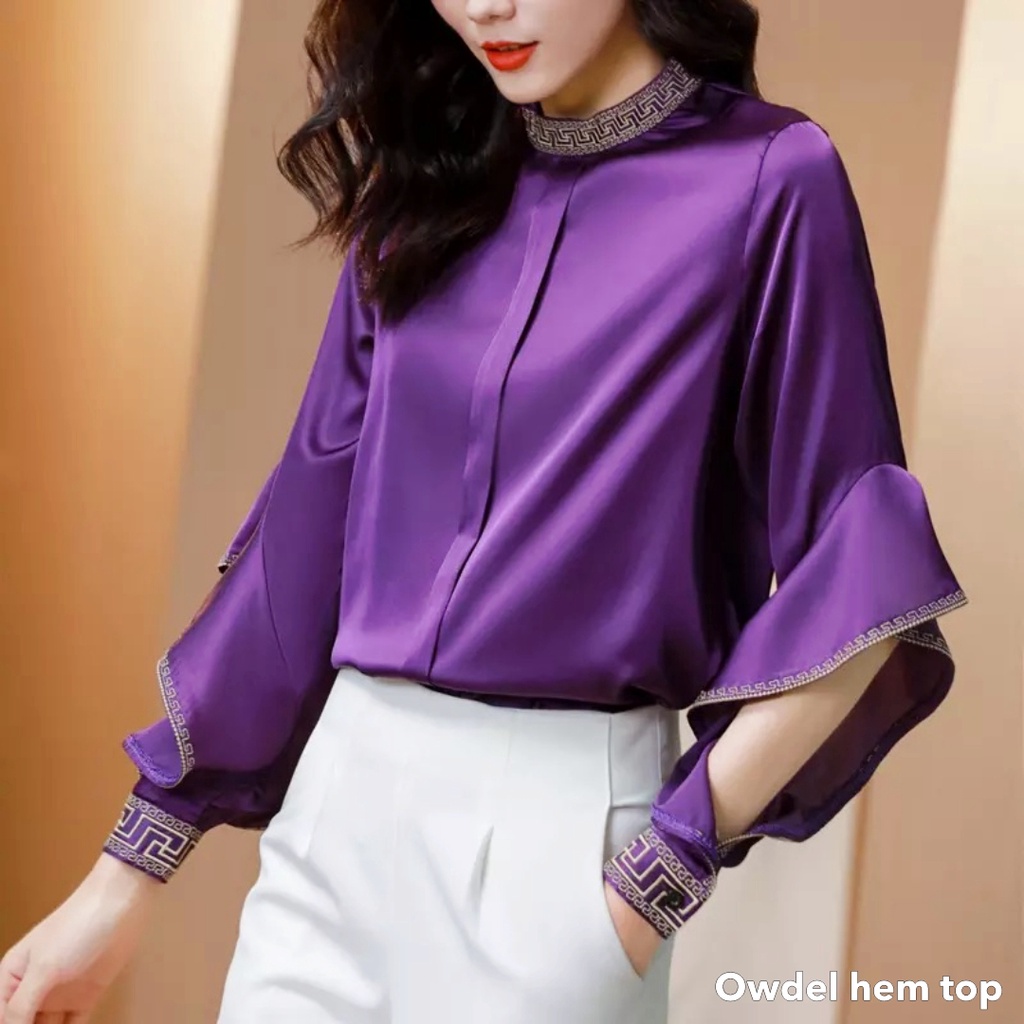 Owdel hem top -Thejanclothes