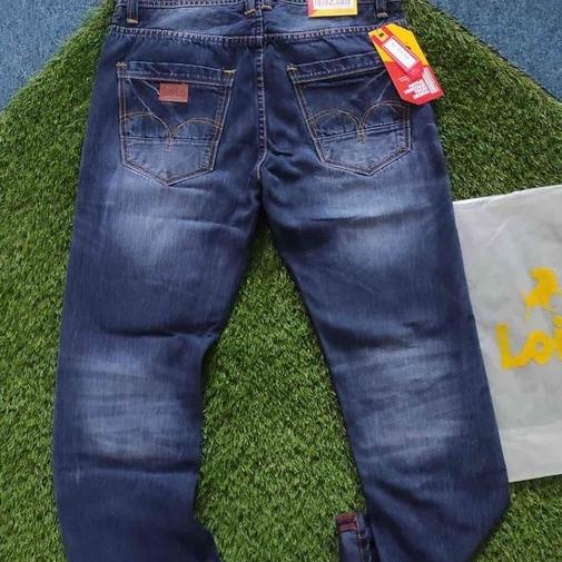 ESV PROMO SALE CUCI GUDANG Celana Jeans Lois Pria Premium 100% Size 27-38 Original Denim Selvegde Reguler Fit Model Terbaru - Lois Asli Cowok Kekinian 791KBZK