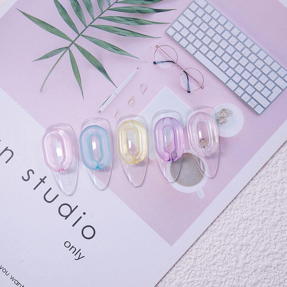 Mxbeauty 3D Dekorasi Nail Art Wanita Ins Style Lucu Permen Warna Cincin Plastik DIY Ornamen