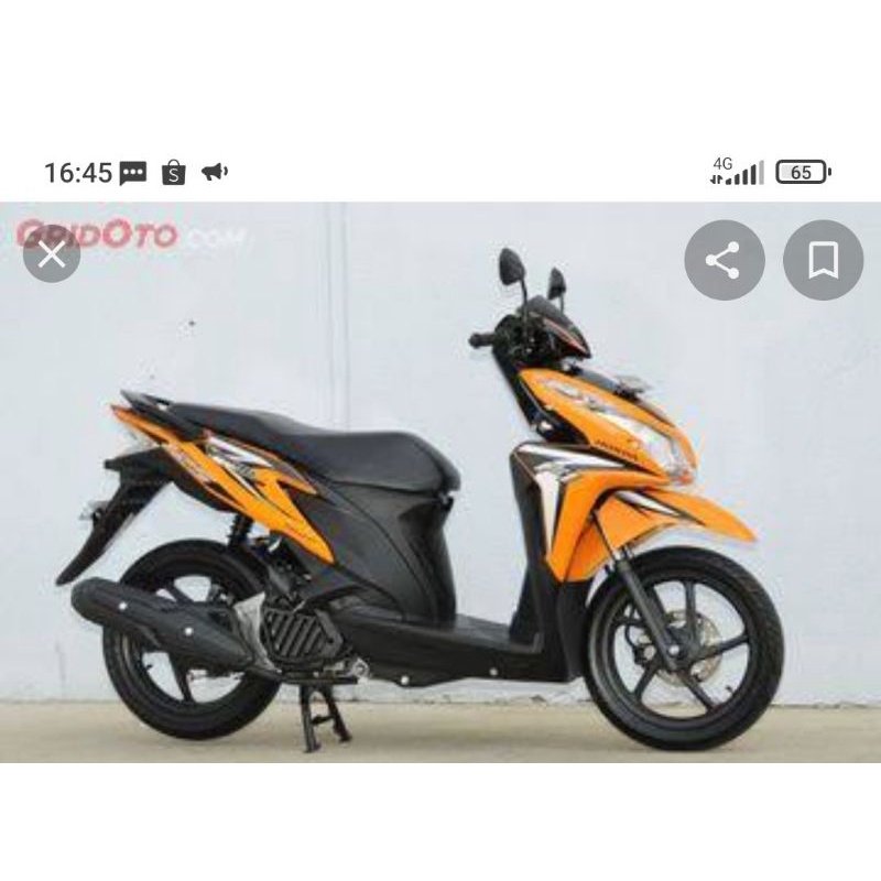 LEHER KNALPOT STANDARAN VARIO 125 LAMA 2013-2014 JENIS BOLHAM