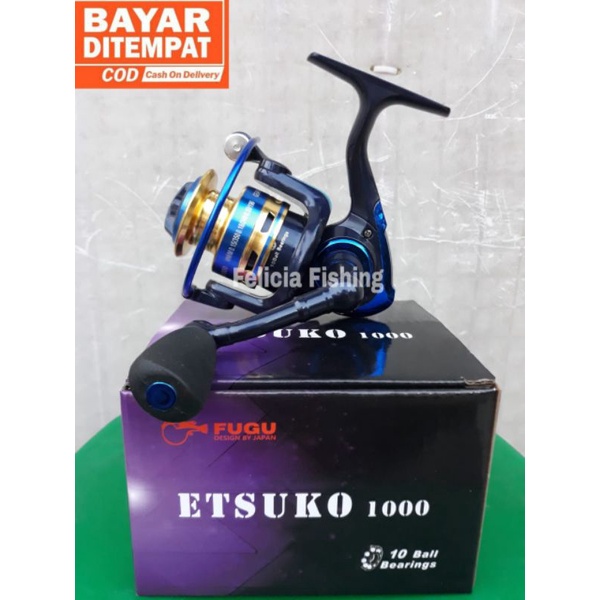 Fishing Reel Rel Ril Rell Rill Katrol Alat Pancing Fugu Etsuko 1000 2000 3000 4000 6000 Murah Cod