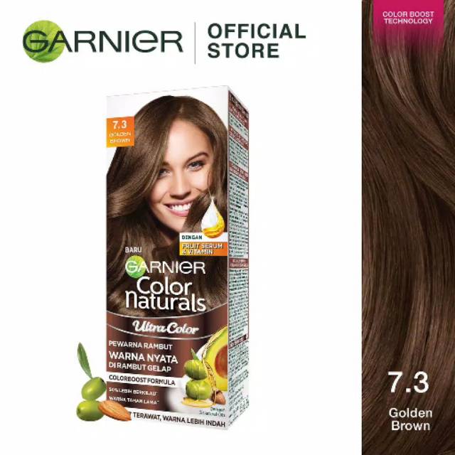 Garnier Cat Rambut Ultra Color Golden Brown No 7.3
