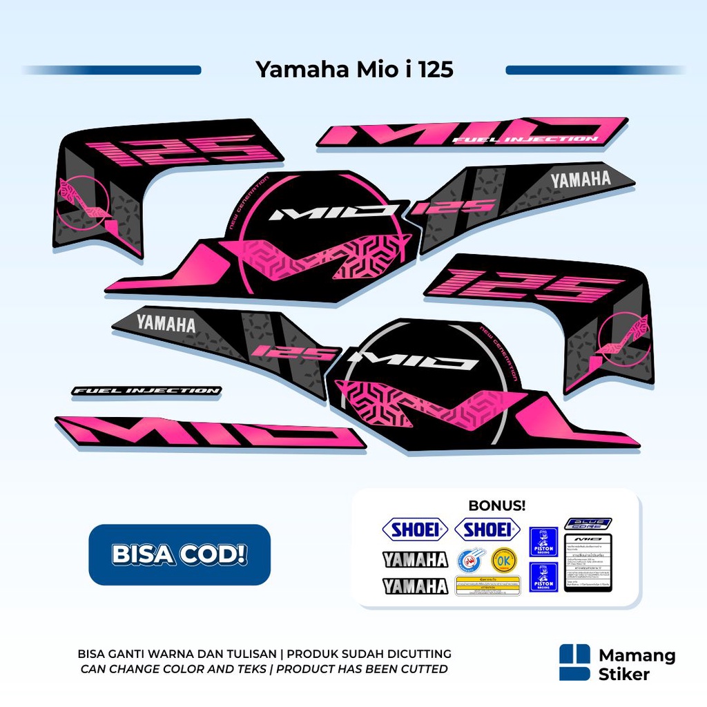 Striping Yamaha Mio M3 Variasi (48) Original Mio i 125 125i Racing 2015 2016 2017 2018 2019 2020 202