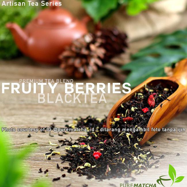 

m9km artisan tea cafe - black tea fruity berries teh hitam rasa buah 50g jma9