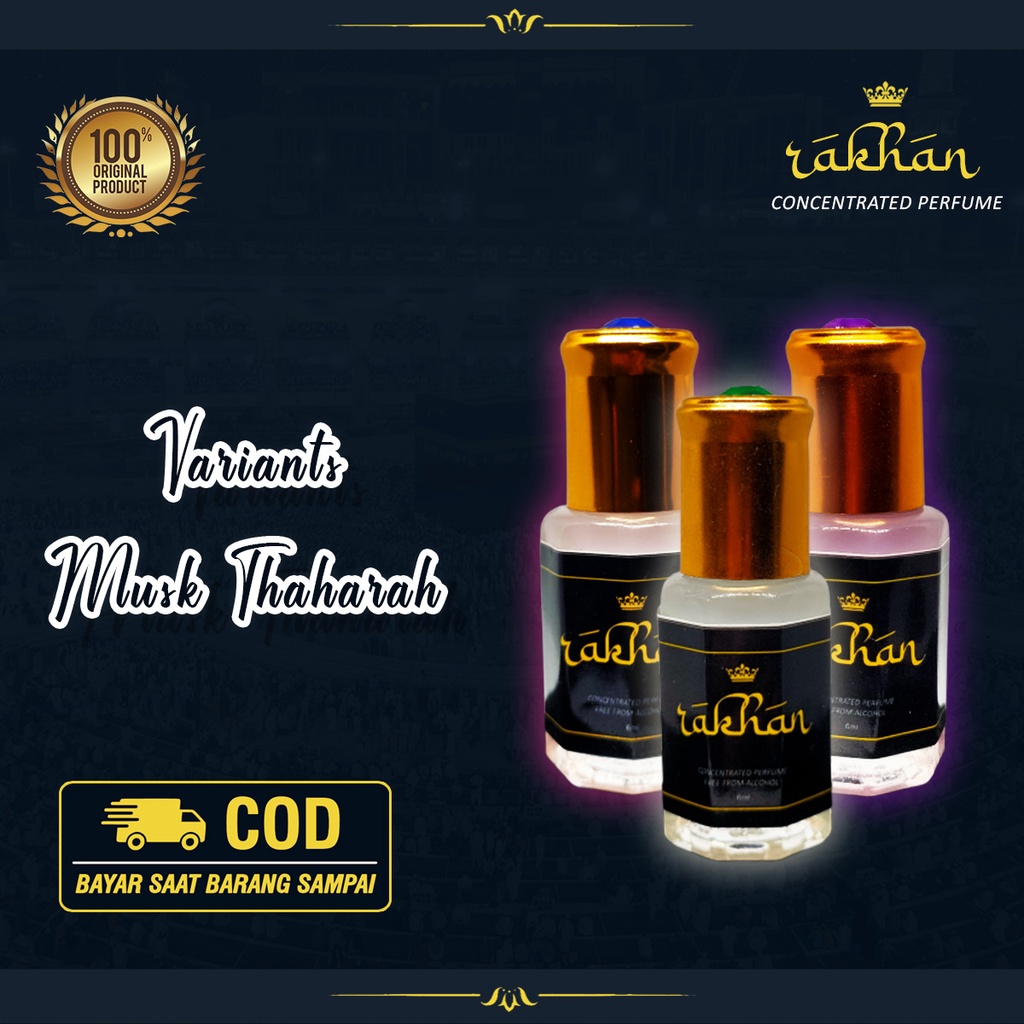 Minyak Wangi Varian Musk Thaharah / Parfum Musk Putih Musk Pink Musk Purple Non Alkohol Tahan Lama