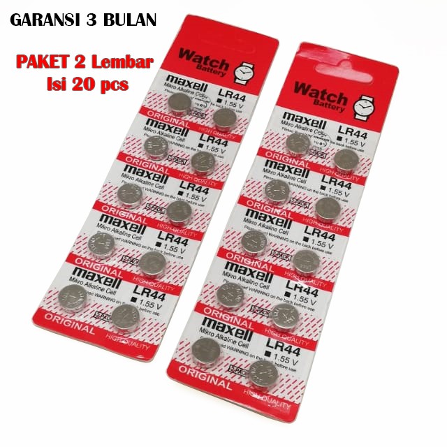 Jual Baterai Kancing Lr44 Button Cell 1 55 V Maxell Lr44 Pengganti Ag13 357 L1154 6 Px76a 303 Senter Indonesia Shopee Indonesia