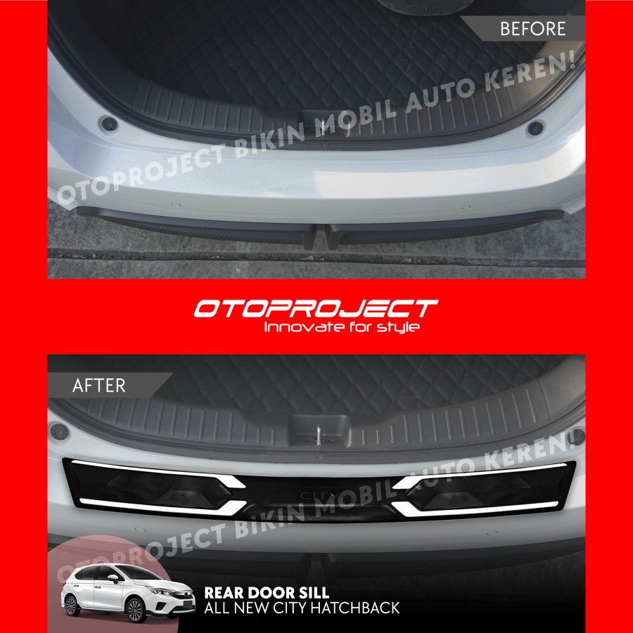 Sillplate Belakang Rear Door Sill Plate Honda All New City Hatchback 2021