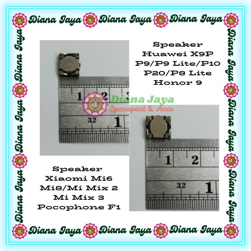 Speaker Telepon / Speaker Atas Huawei X9P / P9 Lite / P10 / P20 / P8 Lite / Honor 9 / Xiaomi Mi6 / M