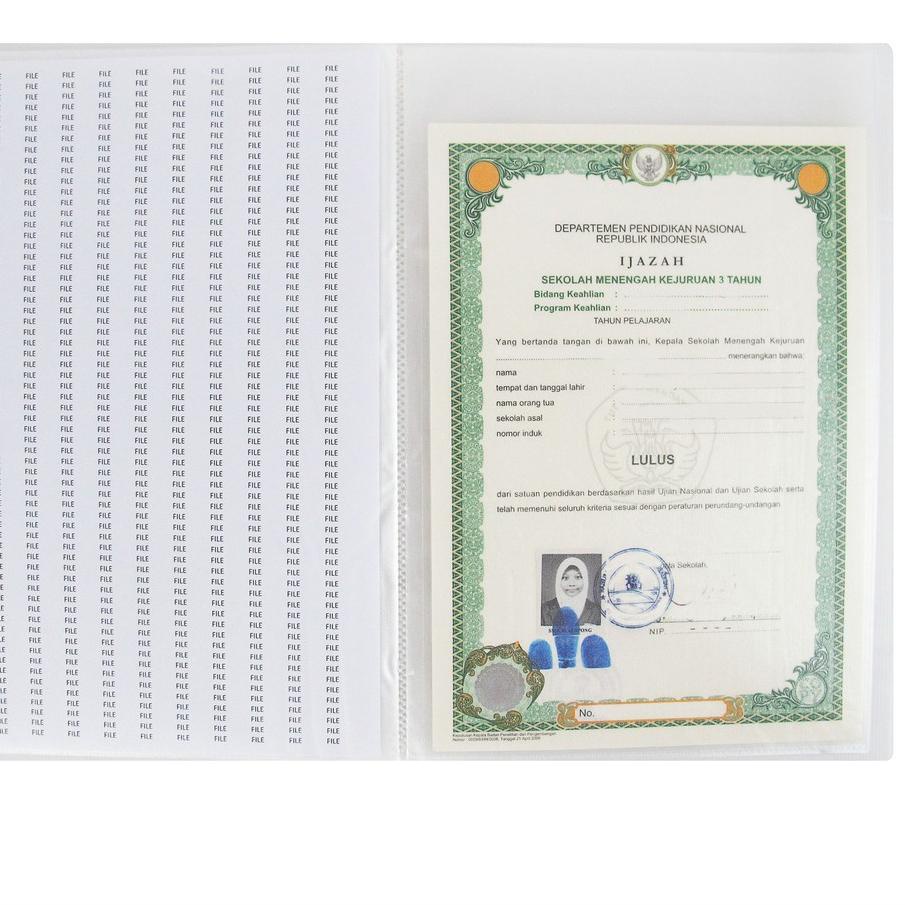 

@ZU#082|⭐ Clear Holder / Dokumen Keeper / Display Book / Document Keeper EAGLE Warna Neon A4 / F4 10