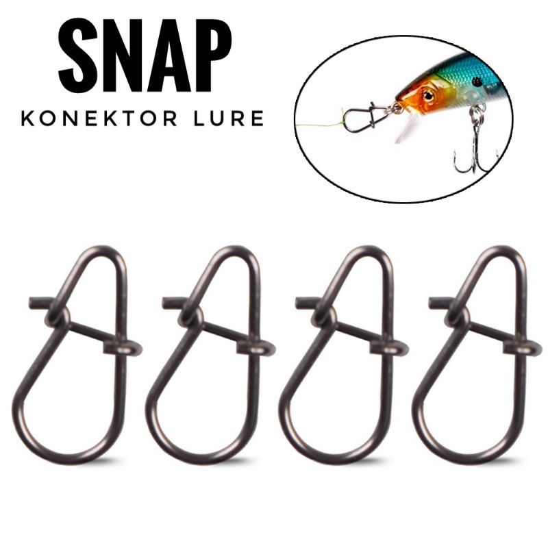 Snap Labu Konektor  Perantara Umpan Pancing 5pcs