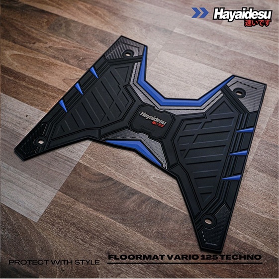 Karpet Motor Floor Mat VARIO Click 125 FI Techno 2012-2014 Hayaidesu Body Protector Aksesoris Honda