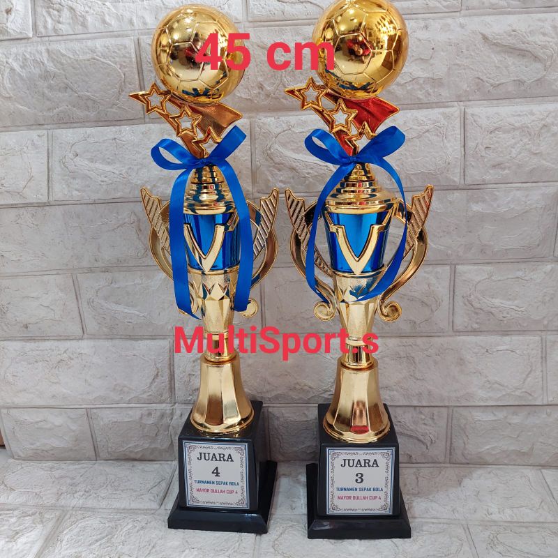 PIALA TROPHY BOLA TINGGI 45 CM