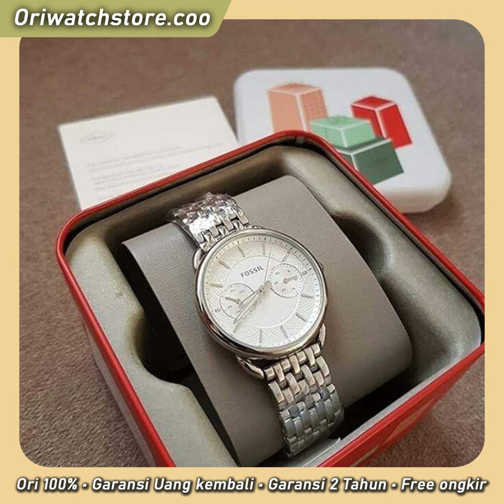 TERLARIS FOSSIL ORIGINAL GARANSI JAM TANGAN WANITA ORI TAILOR MULTIFUNCTION WATCH ES3712 ES3714