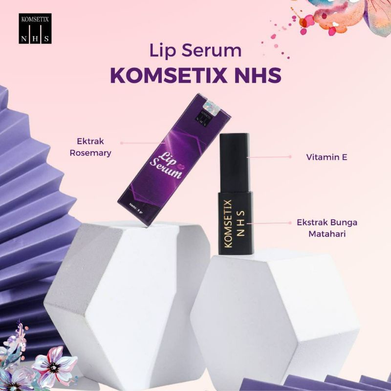 LIP SERUM KOMSETIX NHS 8GR PELEMBAB BIBIR