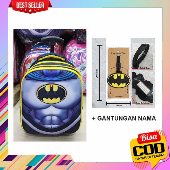 Tas Sekolah Anak Perempuan Boba Viral Motif Timbul Led/ Tas Import Anak Perempuan Tk Sd Paud Lucu Ka