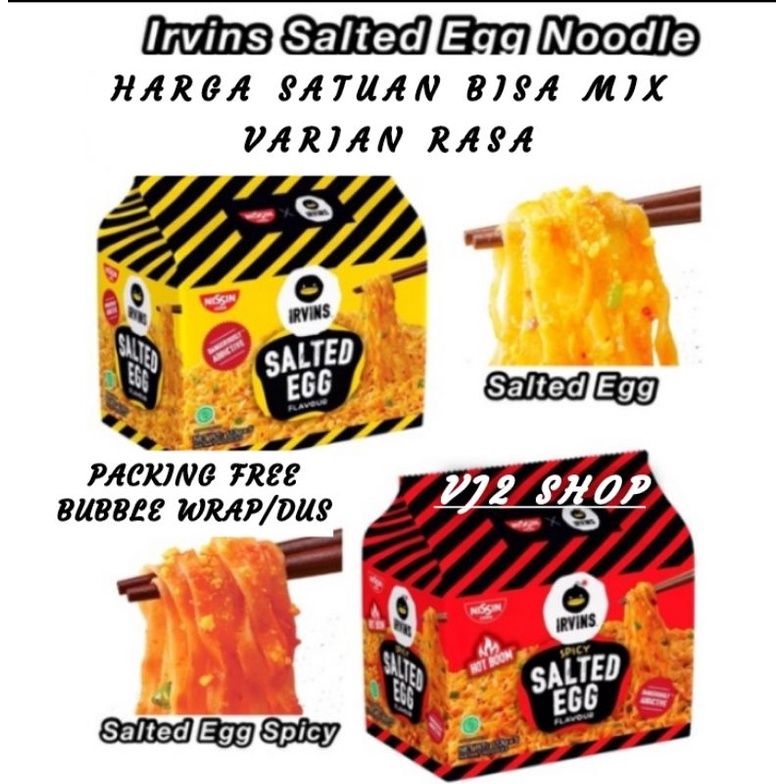 

Nissin Irvins Salted Egg Noodles Mie Instant Ecer 113gr