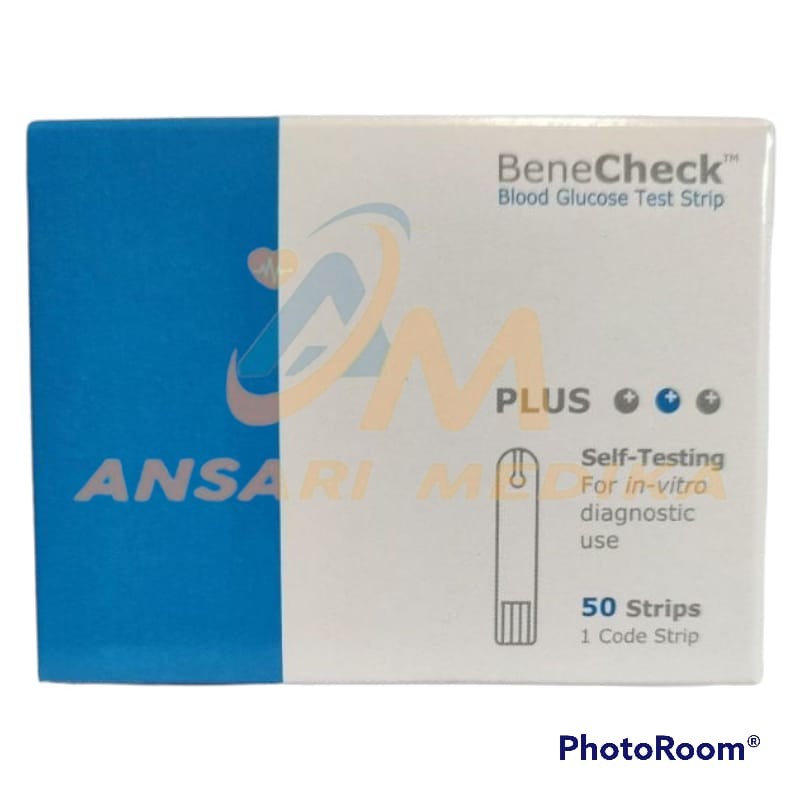 BENECHECK GLUCOSE STRIP ISI ULANG TES GULA DARAH