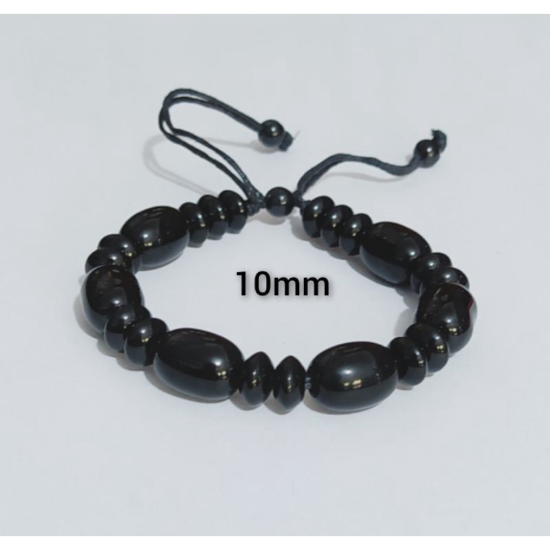 Gelang Limbad Bulat Hitam Untuk Pria &amp; Wanita