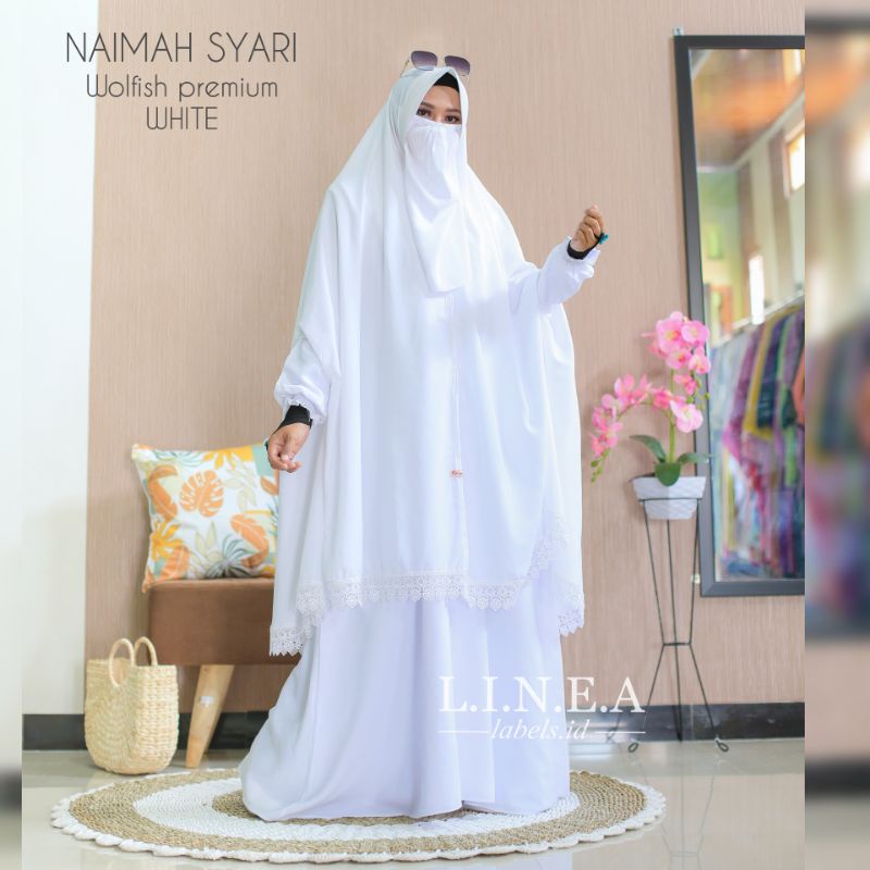 Naimah syari gamis promo stok terbatas